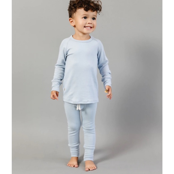 VGUC Childhoods Rib Knit Pants and Shirt in Cloud - Picture 11 of 11